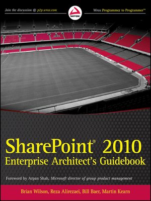 cover image of SharePoint 2010 Enterprise Architect's Guidebook